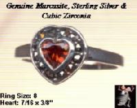 Heart Ring, sterling silver CZ cubic zirconia heart ring, Valentine heart ring, valentine ring, valentine jewelry, 
