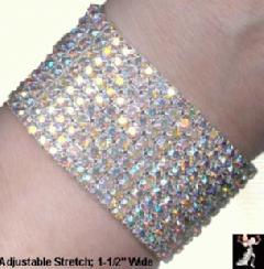 rhinestone stretch bracelet