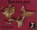 Tortolani Pin: Vintage TORTOLANI Goldtone Mermaid Brooch