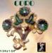 Coro Pin: Vintage Coro Bouquet with Fruit Salad Flowers