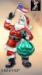 Christmas Pin: Patriotic Santa Claus USA Flag Christmas Pin