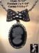Cameo Necklace: Victorian Black Cameo Necklace