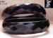 Bakelite: Pair Vintage Bakelite Black Bangle Bracelets