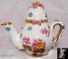 Trinket Box: Figural Teapot Enamel & Rhinestone Trinket Box