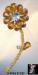 Brooch: Vintage Rhinestone Flower Brooch Pin