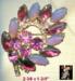 Brooch: Vintage Pink & Faux Opal Cabochon Rhinestone  Pin