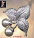 Cherry Pin: Simulated Pearl Cherry Brooch Pin, Cherry Brooch