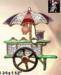 Brooch: Rhinestone Refreshment Cart & Umbrella Pin Brooch