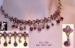 Necklace Set: Multi-Color Rhinestone Necklace & Earrings Set
