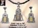Necklace Set: Art Deco Style Necklace Set, Art Deco Pendant