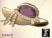Brooch: Amethyst Rhinestone Women's Hat Brooch Pin