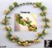 Necklace: Vintage Glass Bananas Necklace, Fruit Necklace