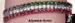 Bracelet: Rhinestone Christmas Bracelet - Adjustable Stretch