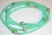 Necklace - Sea Green and Gold !