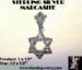 Necklace: Star of David Pendant Marcasite & Sterling on Cord