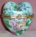 Porcelain Puffed Heart Trinket Box