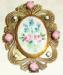Brooch -  Limoges Porcelain Floral Brooch