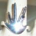 Rings  - Hands Up ! Sterling Silver Hand Figural Rings