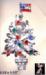 Christmas Tree Pin:  Patriotic Christmas Tree Pin & USA Flag