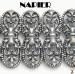 Napier:  Vintage Napier Wide Silver Bracelet & Earrings Set
