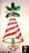Christmas Tree Pin:  Candy Cane Christmas Tree Pin