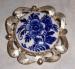 Scandanavian - Blue and White Porcelain Brooch