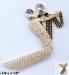 Dancers Pin:  Rhinestones Dancers/Steppers Pin
