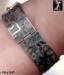 Mexican Sterling Bracelet: E. Brito Crushed Stone Bracelet