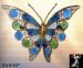 Butterfly Pin:  Vintage Filigree and Enamel Butterfly Pin