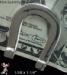 Money Clip:  Sterling Silver Money Clip - Horseshoe $ Clip