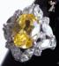 CZ Ring:  Canary & Clear Cubic Zirconia CZ Ring