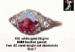 Art Deco Ring:  Art Deco Garnet & Diamond 18K Gold Ring