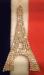 Eiffel Tower Pin:  Rhinestone Eiffel Tower Pin