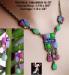 Necklace Set:  Arts & Crafts Style Necklace Earrings Set