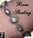 Beau Sterling Bracelet:  Moonstone Bracelet by Beau Sterling