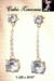 CZ Earrings: CZ Cubic Zirconia Round Drop Earrings Pierced