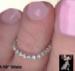 Toe Ring:  Rhinestone Stretch Toe Ring