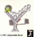 Martini Ring: Rhinestone Martini Ring, Martini Jewelry Ring