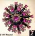 Brooch: Vintage Capri Fuchsia Black Rhinestone Brooch Pin