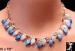 Moonglow Necklace: Vintage Blue Moonglow Leaf Necklace