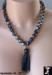 Necklace: Crystal Tassle Necklace, Crystal Beads with Tassle