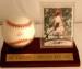 Mo Vaughn Autographed Baseball with COA & Card
