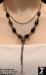 Necklace: Genuine Smokey Quartz Tassle & Chain Necklace