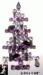 Christmas Tree Pin: Purple Rhinestone Christmas Tree Pin