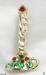 Christmas Candle Pin Vintage Rhinestone Christmas Candle Pin