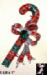 Candy Cane Pin: Christmas Candy Cane Pin Rhinestone