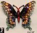 Butterfly Pin: Enamel Butterfly Pin Brooch  AB Rhinestones