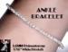 Ankle Bracelet: Crystal Rhinestone Stretch Ankle Bracelet
