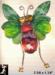 Bug Pin: Whimsical Enamel Rhinestone Bug Brooch, Bug Jewelry
