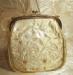 Vintage JR Miami USA Plastic and Gold Bag